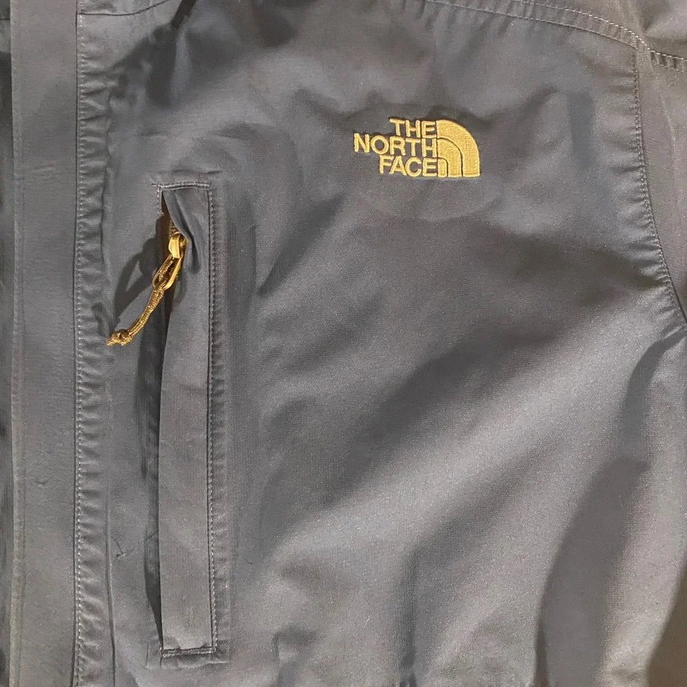 The North Face Mens Blue Gore-Tex Paclite Shell Hooded Jacket XL